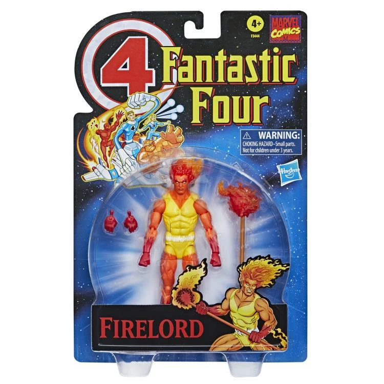 Hasbro Marvel Legends Retro Series Fantastic Four 4 Firelord Action Figure - Image 6