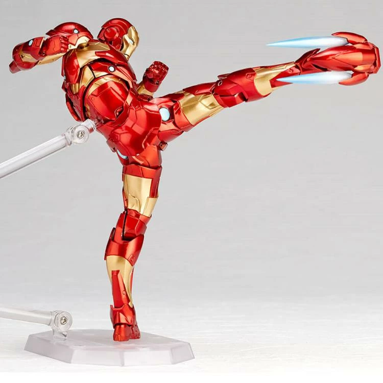Amazing Yamaguchi Revoltech Figure Complex Iron Man Bleeding Edge Armor No. 013 - Image 5