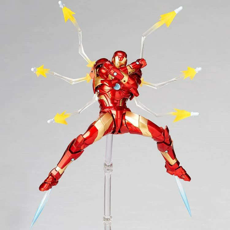 Amazing Yamaguchi Revoltech Figure Complex Iron Man Bleeding Edge Armor No. 013 - Image 8
