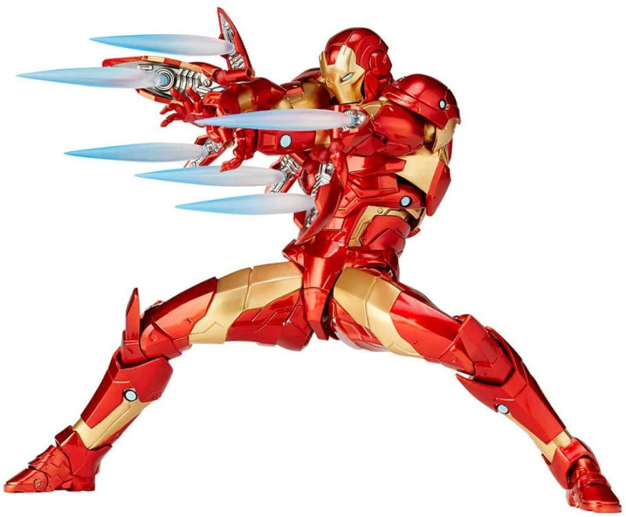 Amazing Yamaguchi Revoltech Figure Complex Iron Man Bleeding Edge Armor No. 013 - Image 9