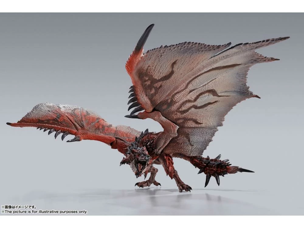 Bandai S.H. MonsterArts Monster Hunter Rathalos (Liolaeus) Action Figure - Image 2