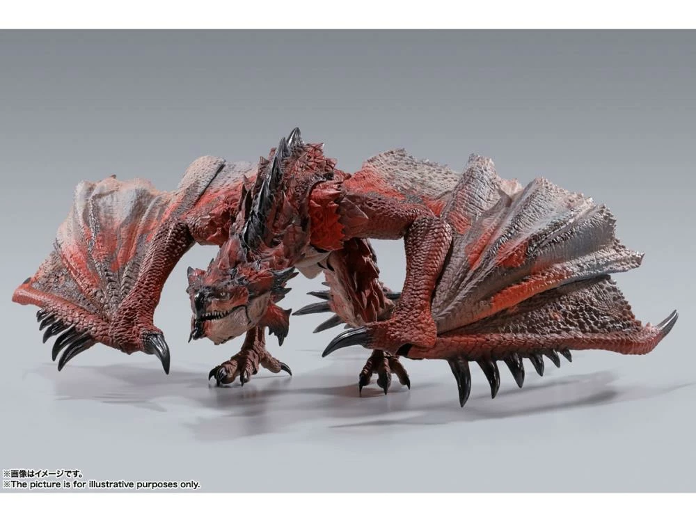 Bandai S.H. MonsterArts Monster Hunter Rathalos (Liolaeus) Action Figure - Image 5