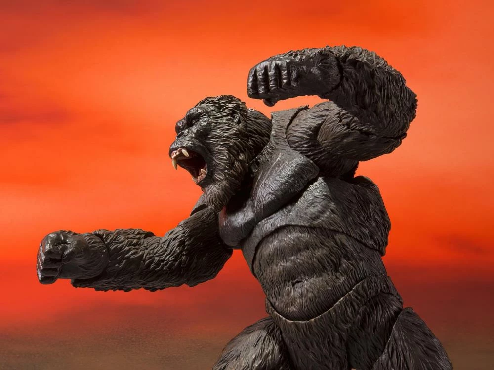 Bandai S.H. Monsterarts Godzilla Vs. Kong King Kong Action Figure - Image 4