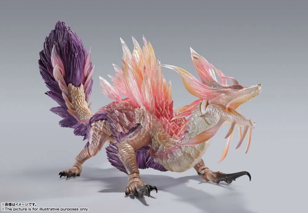 Bandai S.H. MonsterArts Monster Hunter Mizutsune Action Figure - Image 2