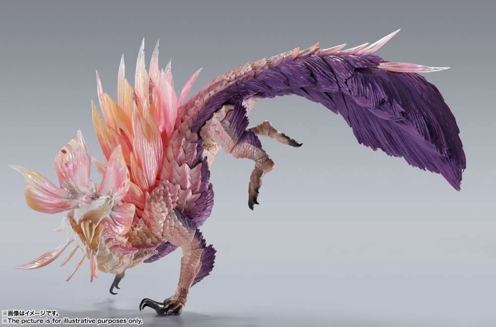 Bandai S.H. MonsterArts Monster Hunter Mizutsune Action Figure - Image 3