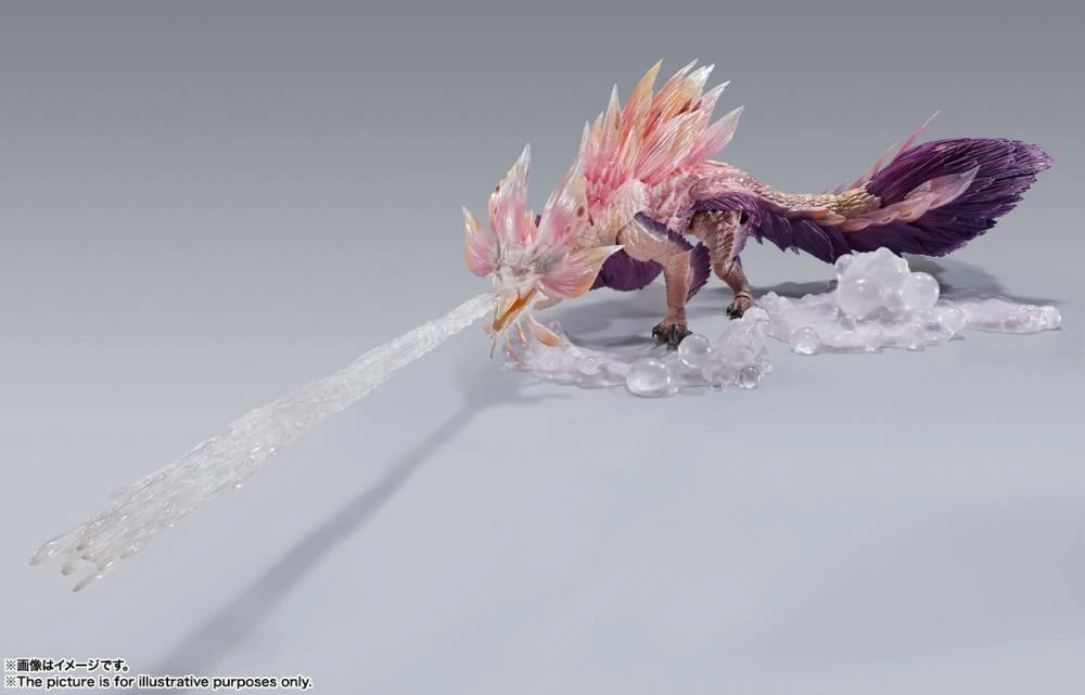 Bandai S.H. MonsterArts Monster Hunter Mizutsune Action Figure - Image 5