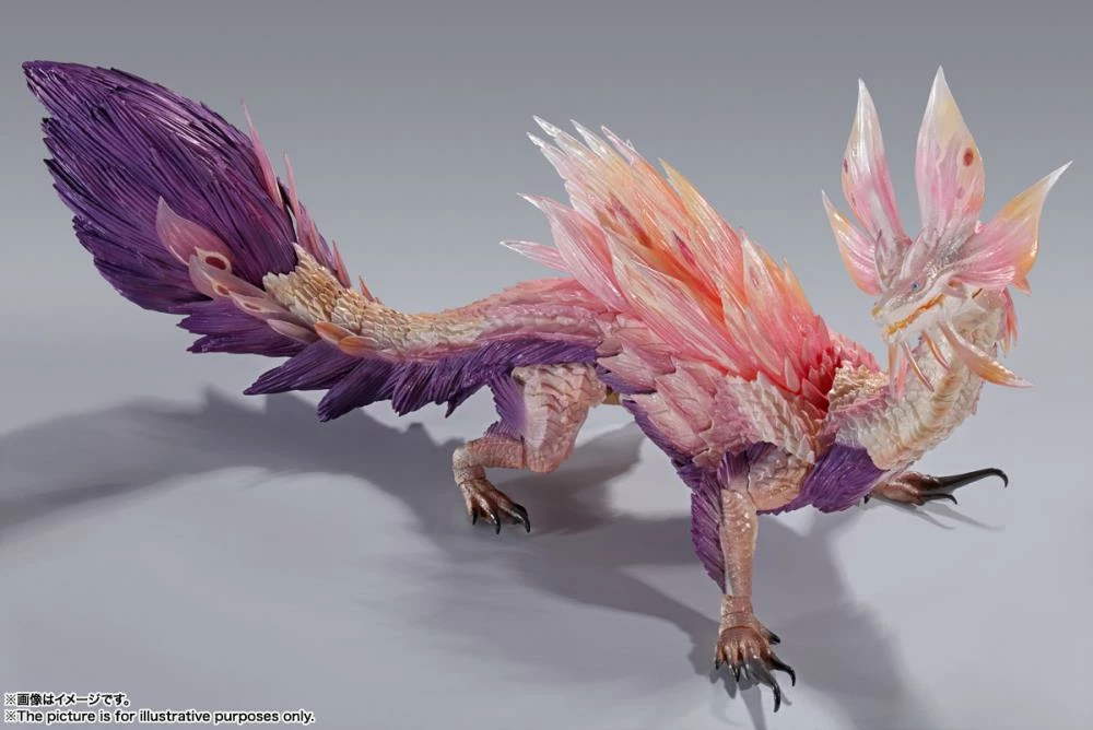 Bandai S.H. MonsterArts Monster Hunter Mizutsune Action Figure - Image 8