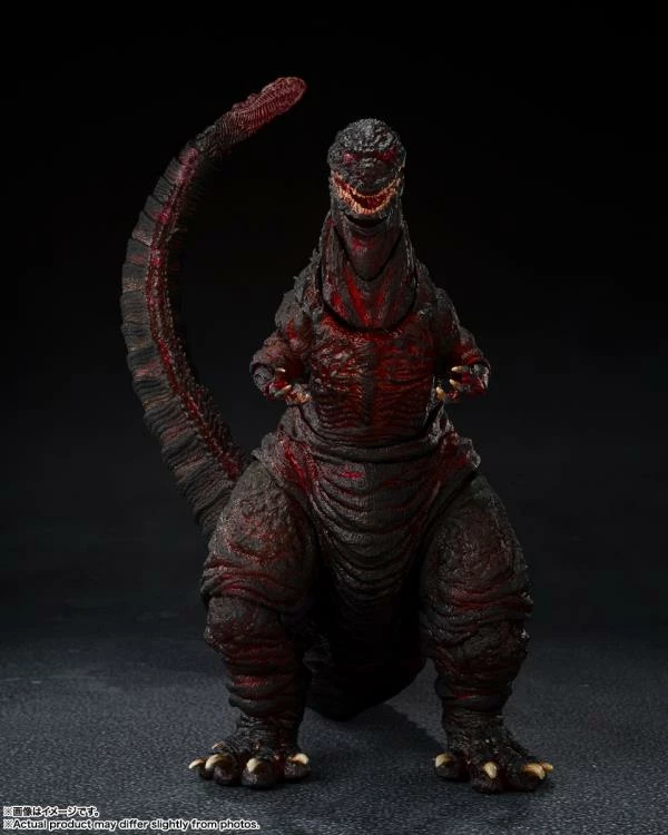 Bandai S.H. Monsterarts Shin Godzilla (2016) The Fourth Night Combat Ver. Action Figure - Image 2