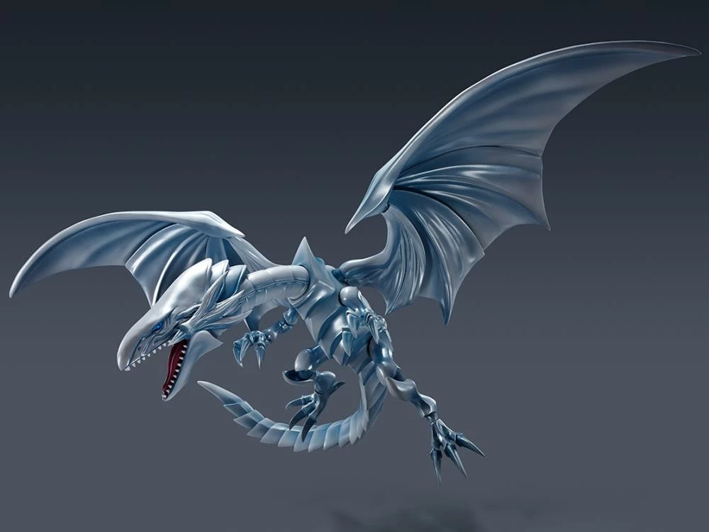 Bandai MonsterArts Yu-Gi-Oh! Duel Monsters Blue-Eyes White Dragon Action Figure - Image 2