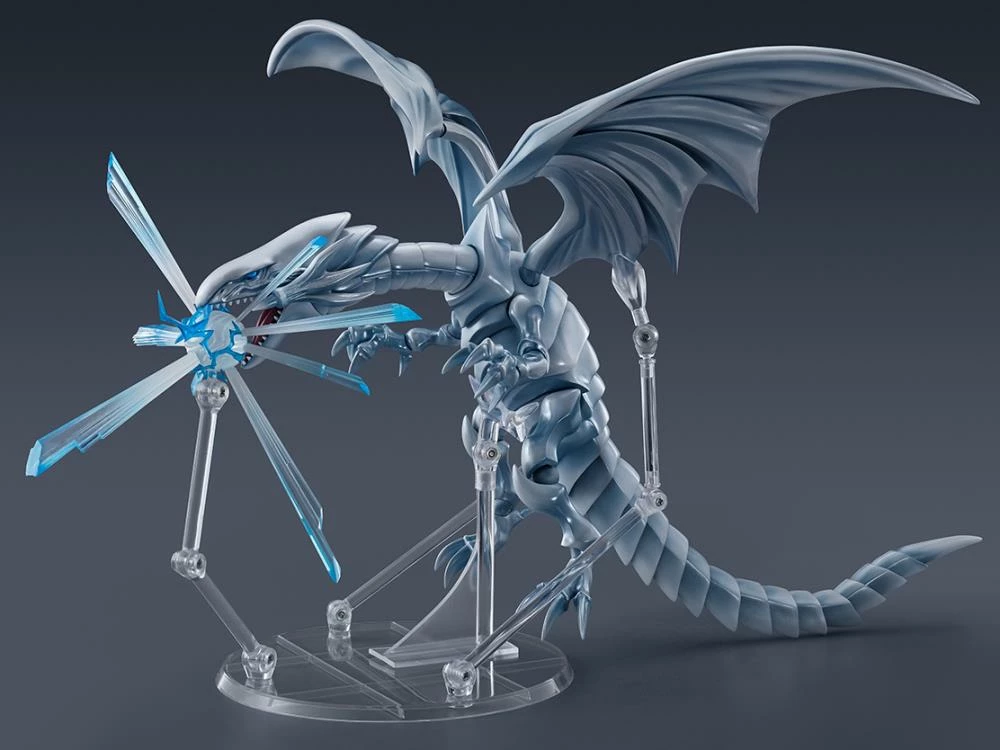 Bandai MonsterArts Yu-Gi-Oh! Duel Monsters Blue-Eyes White Dragon Action Figure - Image 5