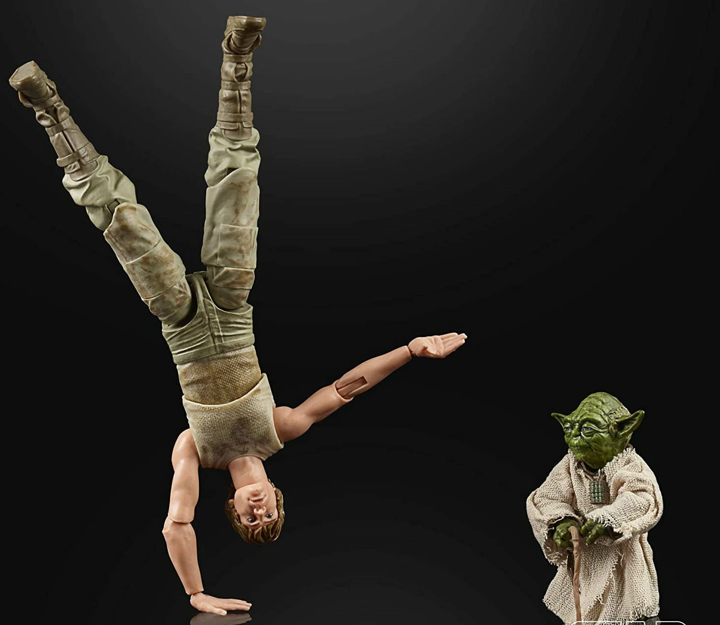 Hasbro Star Wars Black Series 40th Anniversary Empire Strikes Back Jedi Training Luke And Yoda 6 Inch Action Figure - Image 3