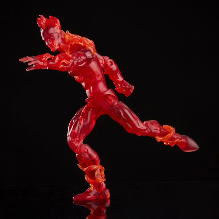 Hasbro Marvel Legends Vintage Retro Collection Fantastic Four Wave Human Torch Action Figure - Image 3