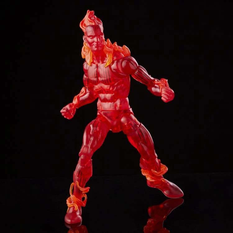 Hasbro Marvel Legends Vintage Retro Collection Fantastic Four Wave Human Torch Action Figure - Image 2