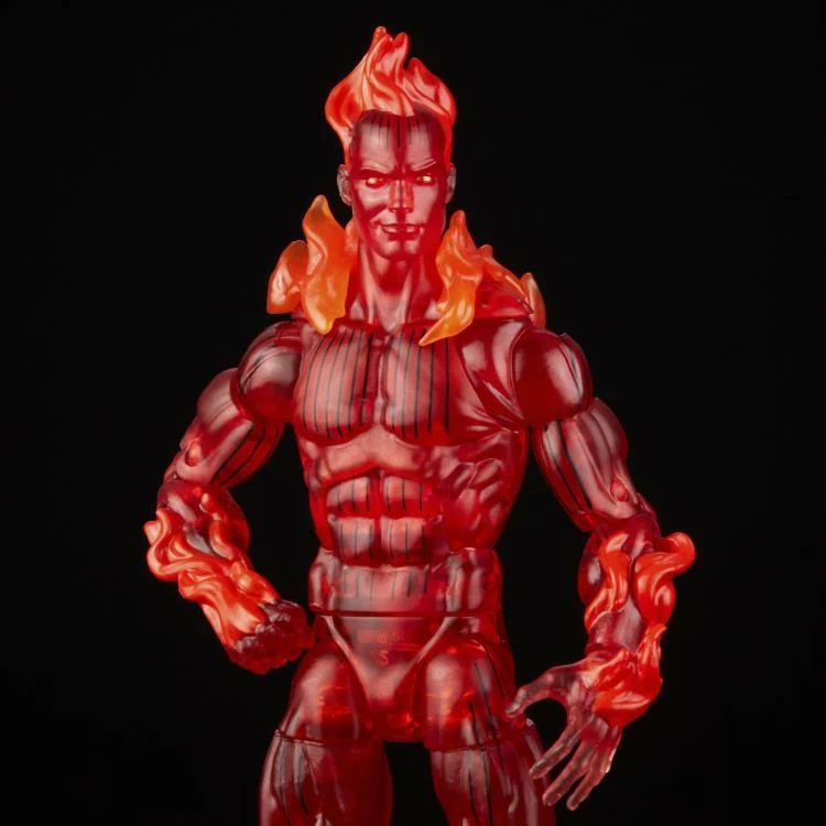 Hasbro Marvel Legends Vintage Retro Collection Fantastic Four Wave Human Torch Action Figure - Image 5