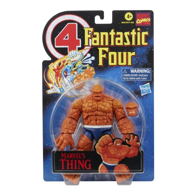 Hasbro Marvel Legends Vintage Retro Collection Fantastic Four Wave Marvel's Thing Action Figure - Image 7