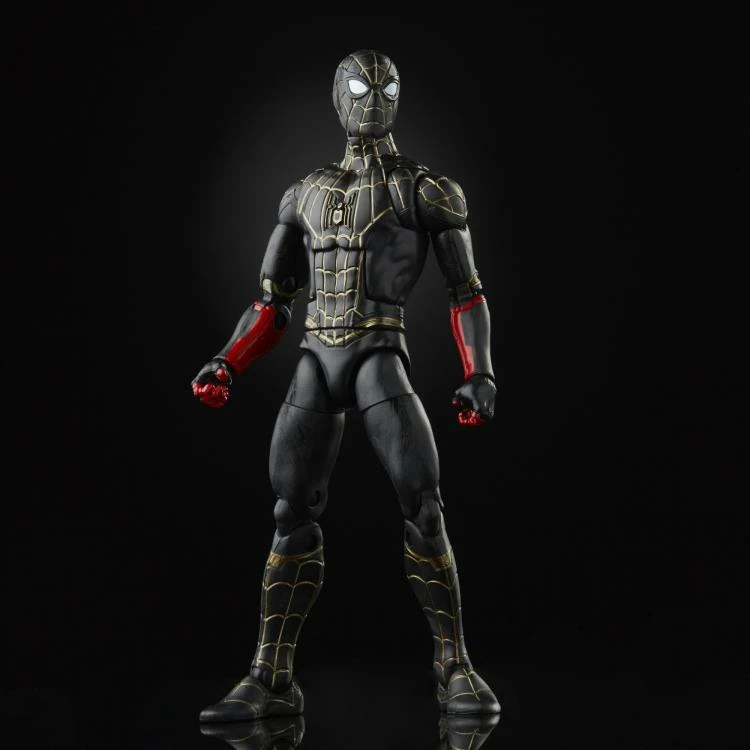 Hasbro Marvel Legends Spider-Man: No Way Home Wave Black And Gold Suit Spider-Man (Marvel's Armadillo BAF) - Image 2