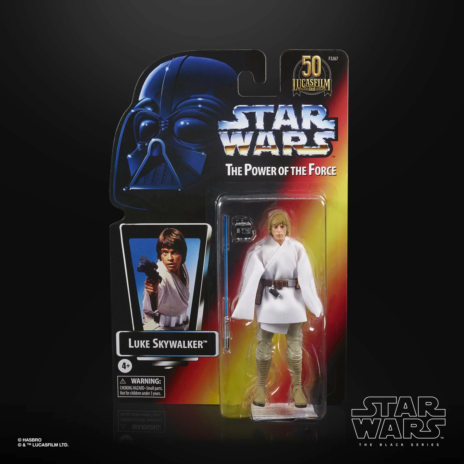 Hasbro Star Wars The Black Series Lucasfilm 50th Anniversary The Power Of The Force Luke Skywalker 6 Inch Action Figure - Image 4