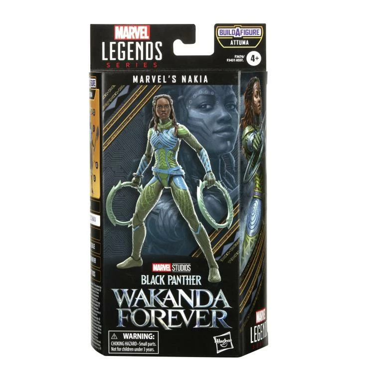 Hasbro Marvel Legends Black Panther Wave 2 Nakia (BAF Attuma) Action Figure - Image 6