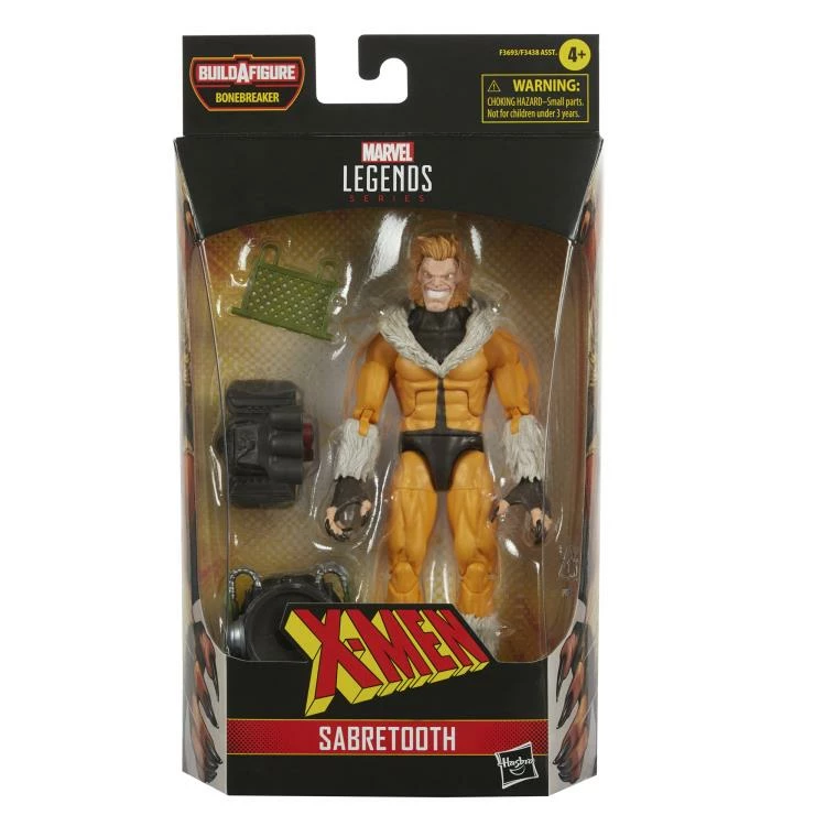 Hasbro Marvel Legends X-Men Wave Sabretooth (BAF Bonebreaker) Action Figure - Image 6