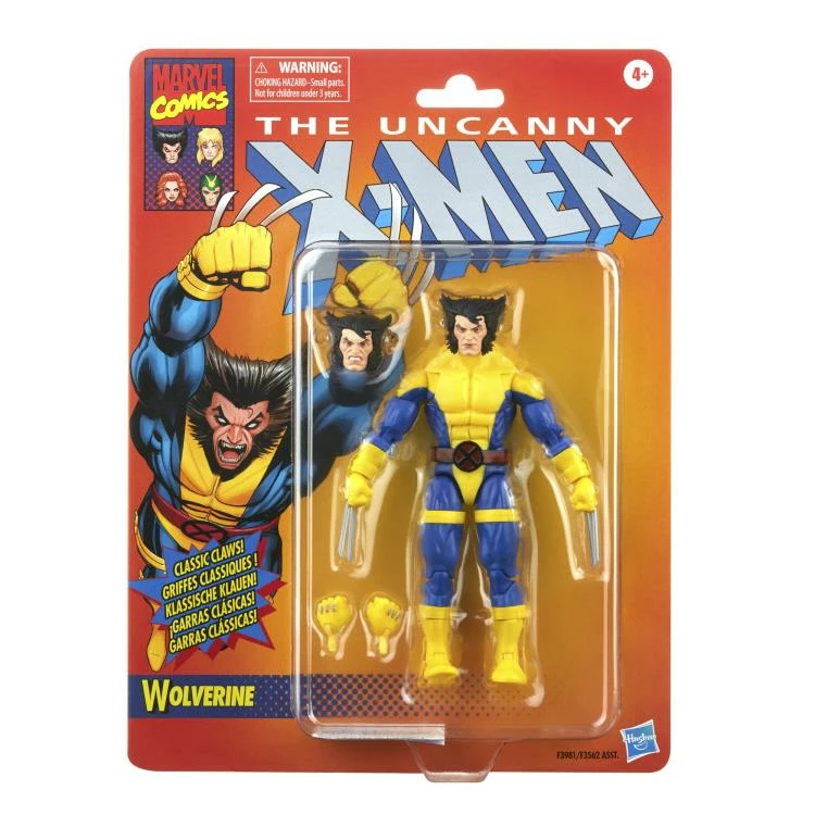 Hasbro Marvel Legends Retro Series Wolverine The Uncanny X-Men Wave Action Figure - Image 7