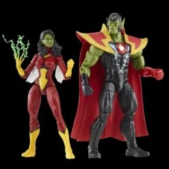 Hasbro Marvel Legends 60th Anniversary Avengers Beyond Earth's Mightiest Skrull Queen And Super-Skrull Two Pack Action Figure