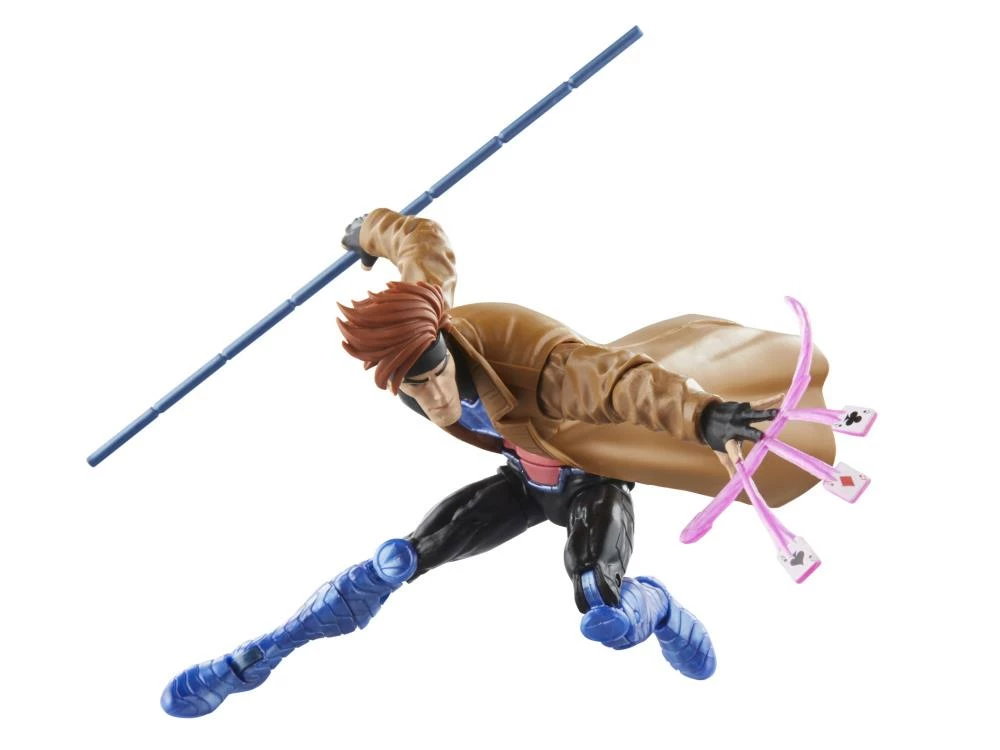 Hasbro Marvel Legends Vintage Retro Series '97 X-Men Gambit Action Figure - Image 4