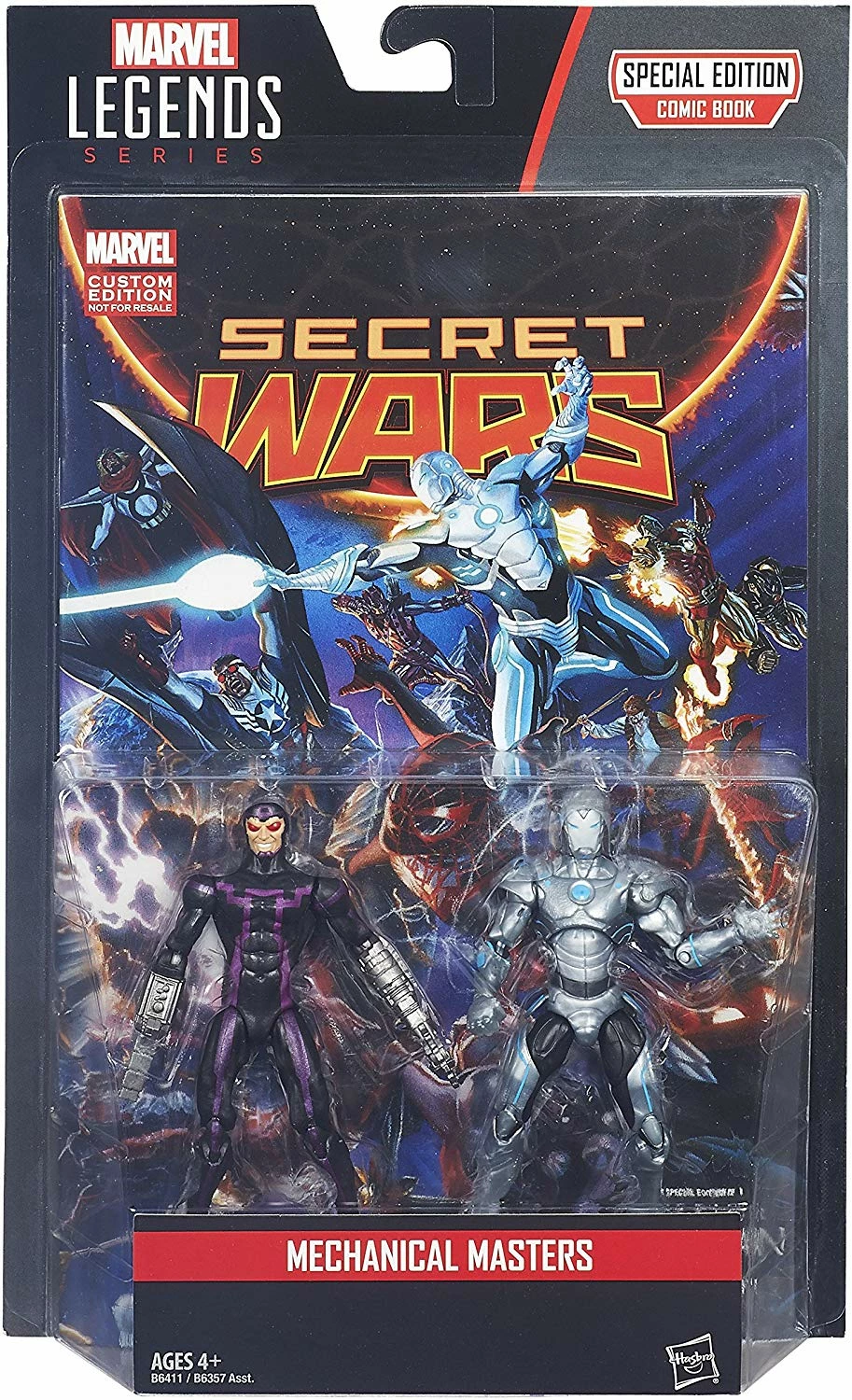 Hasbro Marvel Legends Mechanical Masters Machine Man And Superior Iron Man 3.75 Inch Comic Book 2 Pack