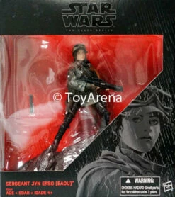 Hasbro Star Wars Rogue One The Black Series Sergeant Jyn Erso Eadu W/ Base 6 Inch Action Figure K-Mart Exclusive