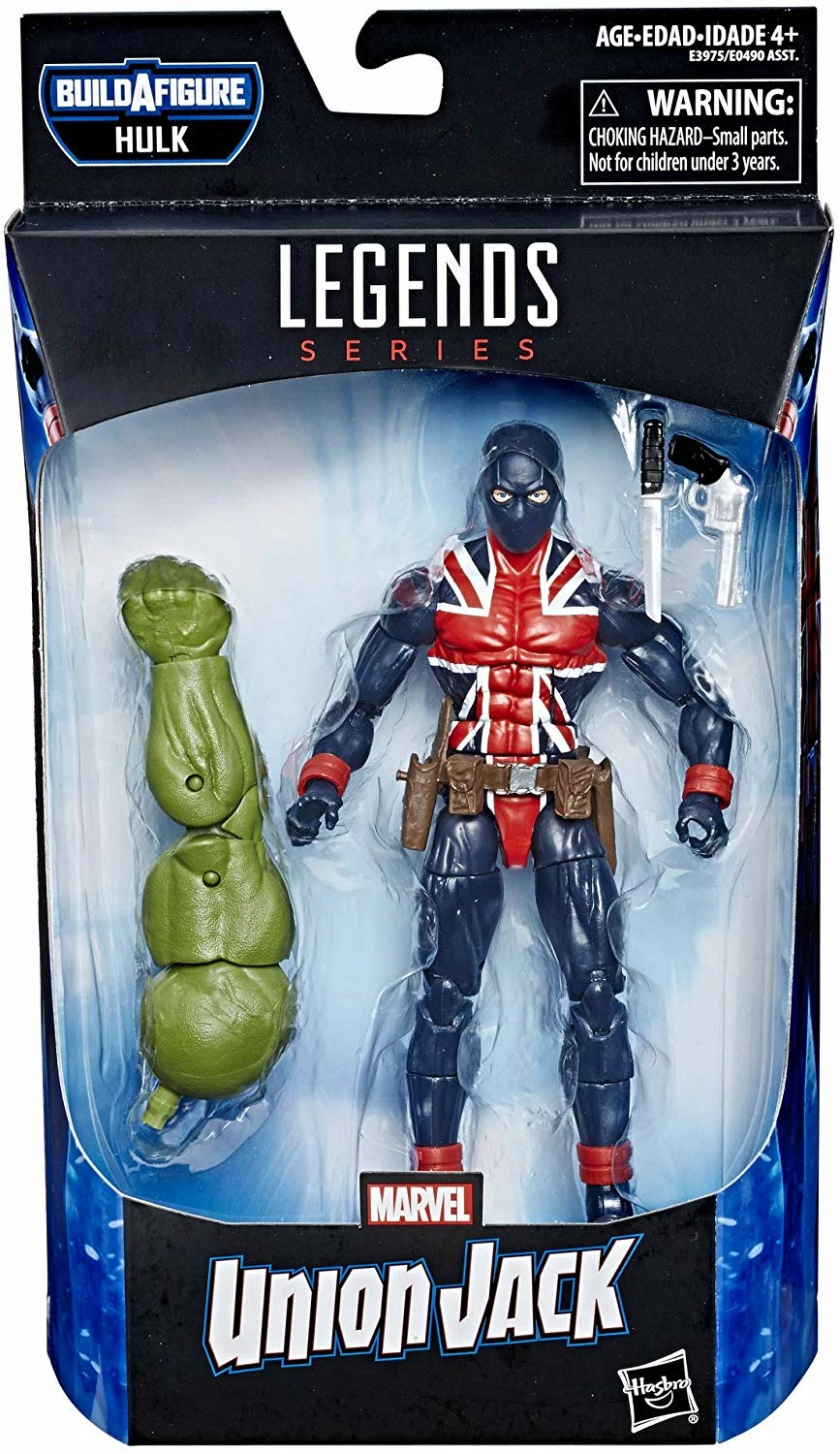 Hasbro Marvel Legends Endgame Series Union Jack Hulk BAF Wave Action Figure