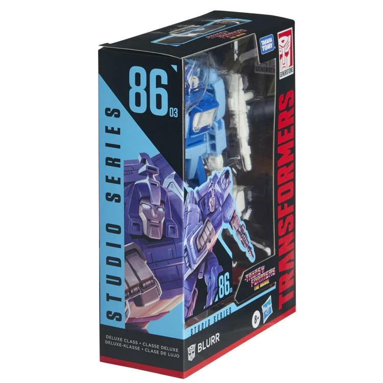 Hasbro Transformers Generations Studio Series 86 #03 Deluxe Blurr Action Figure - Image 4