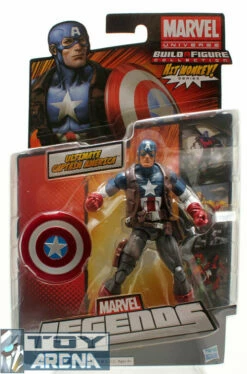 Hasbro Marvel Legends Universe 2013 Wave 1 Ultimate Captain America Hit Monkey Series Action Figure