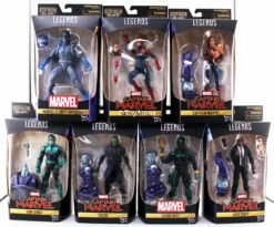 Hasbro Marvel Legends Captain Marvel Wave 1 Set Of 7 (Kree Sentry BAF) Action Figures